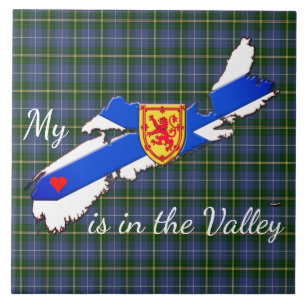 My Heart is in the valley Nova Scotia tile