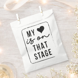 My Heart Is On That Stage Dance Mom Vintage Retro Favour Bag