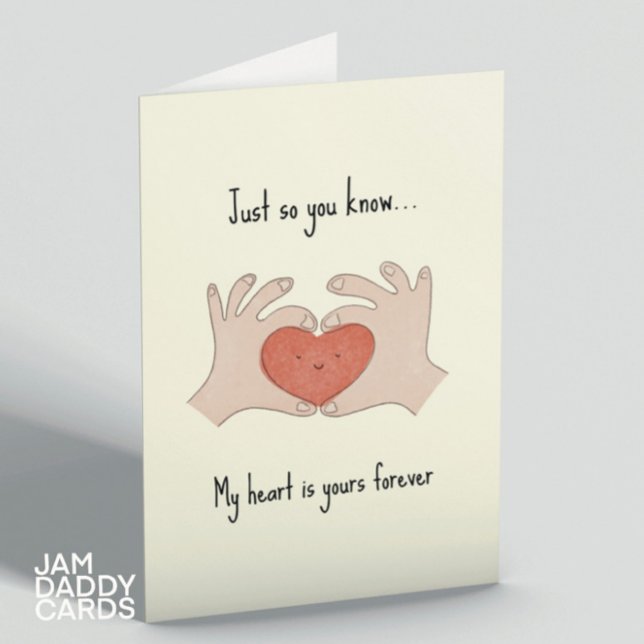 My Heart Is Yours Forever  Card (Creator Uploaded)