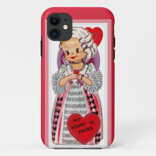 My Heart is Yours French Lady Valentine iPhone 11 Case