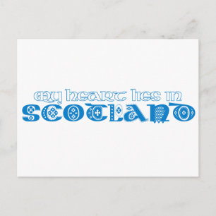 My Heart Lies in Scotland Postcard