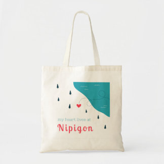 My Heart Lives at Nipigon Easy Tote