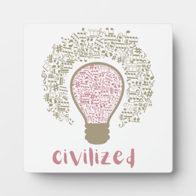 My Heart Lumi Classic Civilized Art design for Mus Plaque (Front)