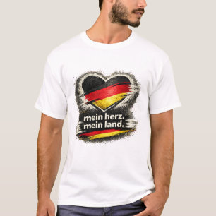 My Heart. My Country. – German Flag Deutschland T-Shirt