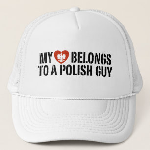 My Heart Polish Guy Trucker Hat
