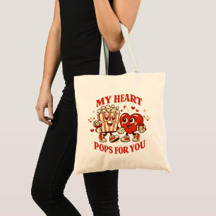My Heart Pops for You Cute Valentine Tote Bag
