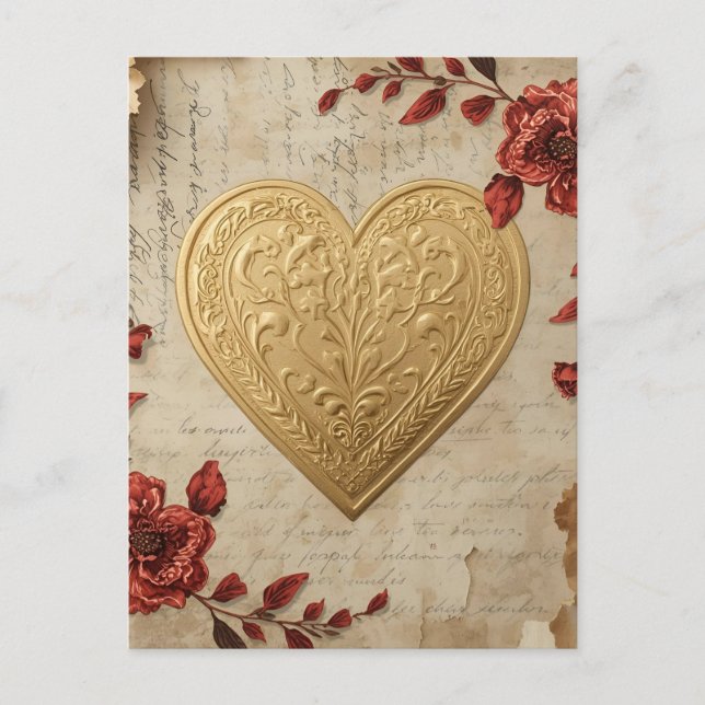 My Heart  Postcard (Front)