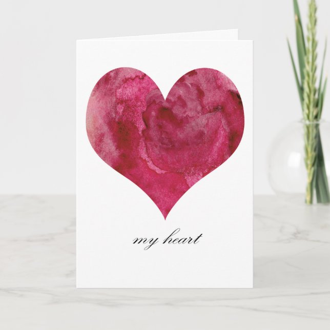 MY HEART VALENTINE CARD (Front)