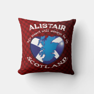 My Heart will always be in SCOTLAND! Throw Pillow