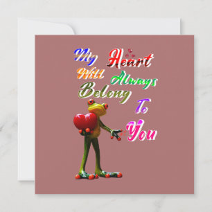 My Heart Will Always Belong To You Holiday Card