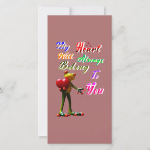 My Heart Will Always Belong To You Holiday Card