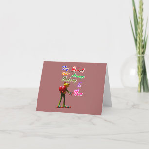 My Heart Will Always Belong To You Note Card