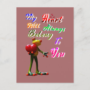 My Heart Will Always Belong To You Postcard