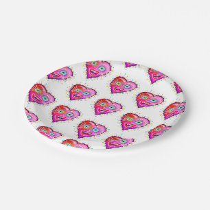 MY HEART WILL GLOW ON PAPER PLATE