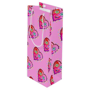 MY HEART WILL GLOW ON WINE GIFT BAG