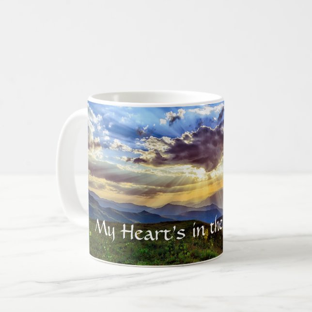 My Heart's in the Highlands Coffee Mug (Front Left)