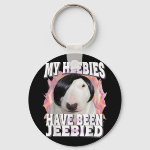 My Heebies Have Been Jeebied Gen Z Funny Meme Weir Keychain