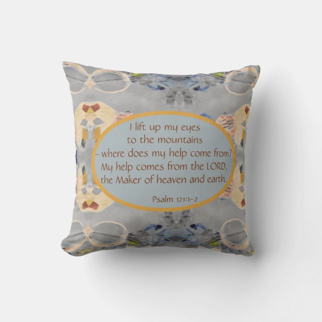 My Help Throw Pillow (Front)