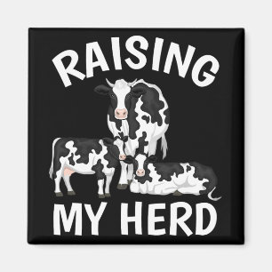 My Herd Farmer Mom Cow Calves Lover Mother's Day Magnet