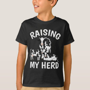 My Herd Farmer Mom Cow Calves Lover Mother's Day T-Shirt