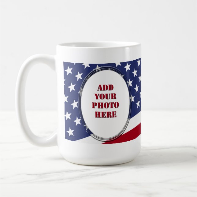 My Hero - Add Your Photo Coffee Mug (Left)