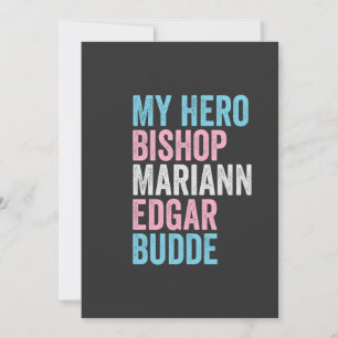 My Hero Bishop Budde Trans LGBT Trump Have Mercy Holiday Card