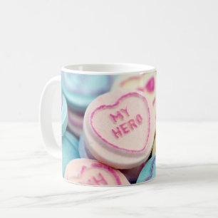 "My Hero" Coeur d'amour sucré Mug