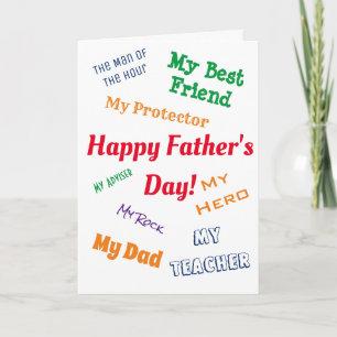 My Hero Father's Day Card