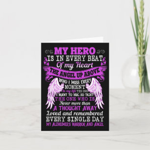 My Hero Is Heart Angel Thought Heimerheimer's Warr Card