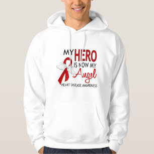 My Hero Is My Angel Heart Disease Hoodie
