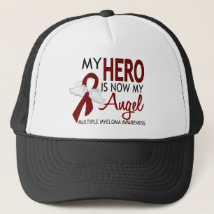 My Hero Is My Angel Multiple Myeloma Trucker Hat