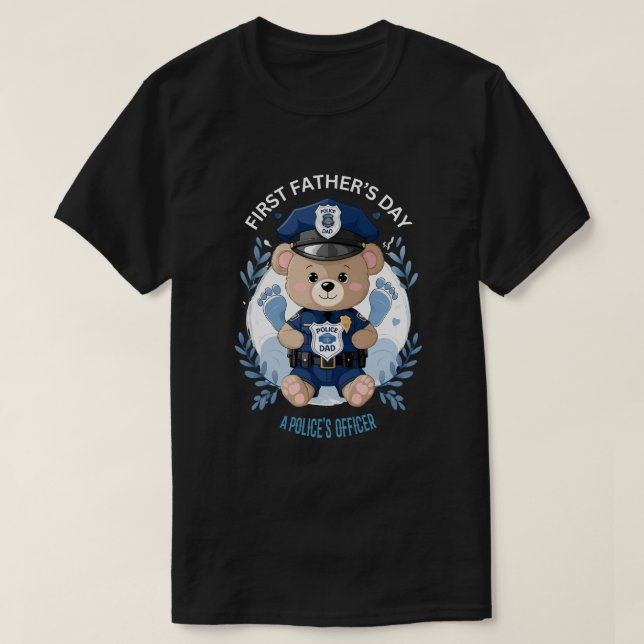 My Hero, My Daddy” – First Father’s Day fo T-Shirt (Design Front)