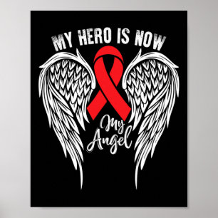 My Hero- Sickle Cell Anemia Awareness Supporter Ri Poster