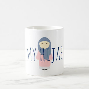 my hijab coffee mug muslim girl