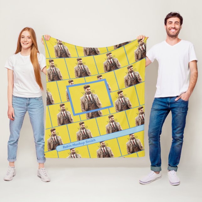 My Hit Pic Photo Custom Personalize Fleece Blanket (In Situ)
