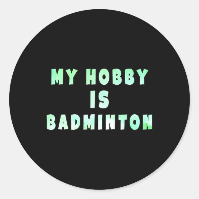 My Hob  Classic Round Sticker (Front)