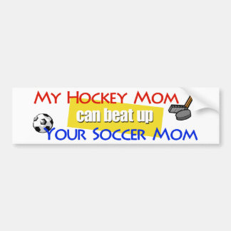 My Hockey Mom Bumper Sticker