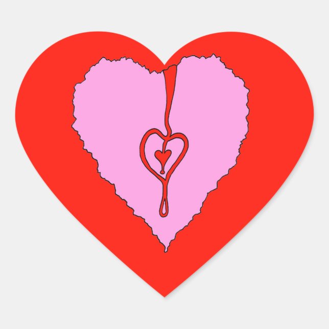 My Hole Heart - Art Sticker (Devant)