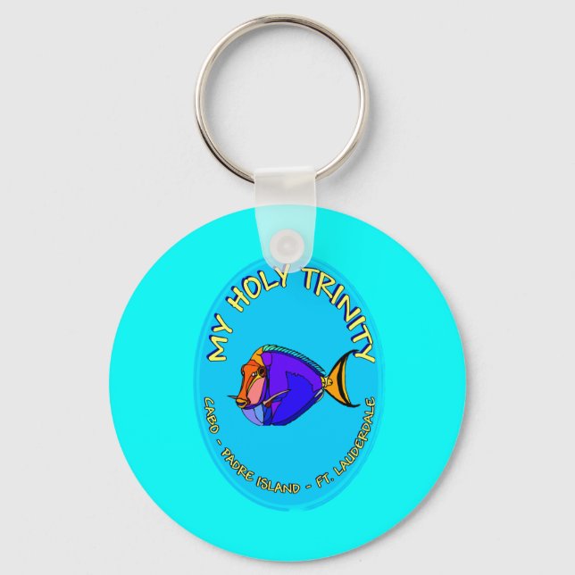 MY HOLY TRINITY KEYCHAIN (Front)