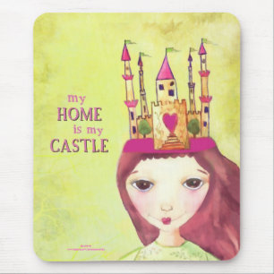 my home is my castle mouse pad