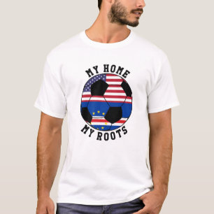 My Home My Roots Cape Verde Flag Soccer T-Shirt