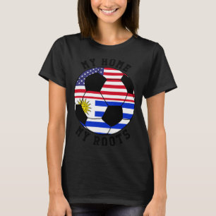 My Home My Roots Uruguay Flag Soccer T Shirt