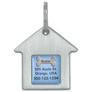 My home personalized dog tag