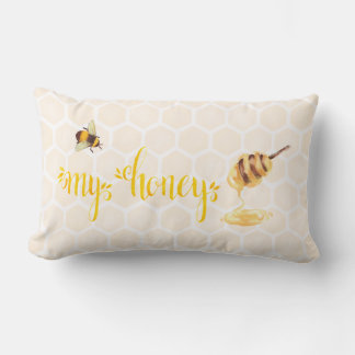 My Honey Bee Throw Pillow