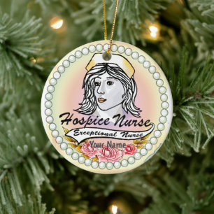 My Hospice Nurse Ceramic Ornament