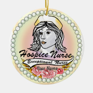 My Hospice Nurse Ceramic Ornament