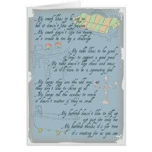 My house is like my heart - blue