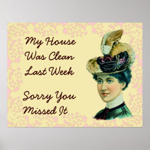 My House Was Clean Last Week Poster