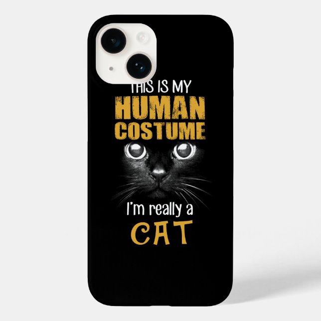 My Human Costume Cat Halloween Costume Case-Mate iPhone Case (Back)