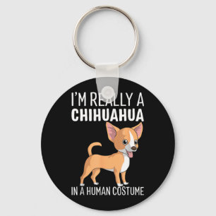 My Human Costume Im A Chihuahua Dog Halloween Gift Keychain